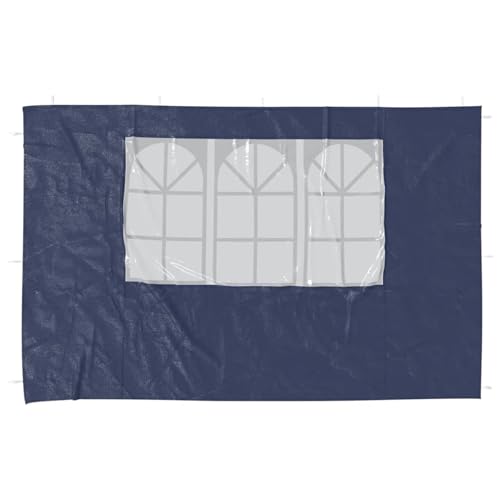 Vopese Partyzelt-Seitenwand mit Fenstern | Blau | 100% PE | 300 x 195 cm | Outdoor Gebrauch Model45115 von Vopese