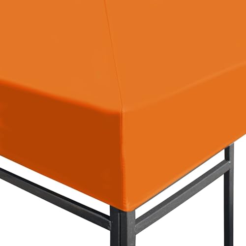 Vopese Pavillonabdeckung 3x3m Orange - Sonnenschutz mit PVC-Beschichtung, für Außenbereich Model44780 von Vopese