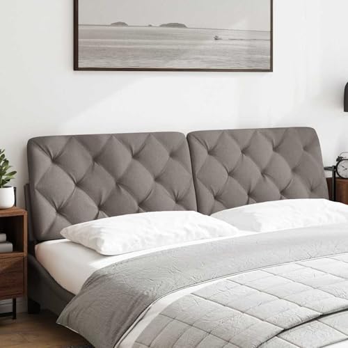 Vopese Piran Polster Kopfteil Kissen Taupe 182x6x48cm für 180cm Matratze - Komfortables Bettgestell mit LED-Leisten Befestigung Model4019237 Vopese Piran Polster Kopfteil Kissen Taupe 182x6x48cm für 180cm Matratze - Komfortables Bettgestell mit LED-Leisten Befestigung Model4019237 von Vopese