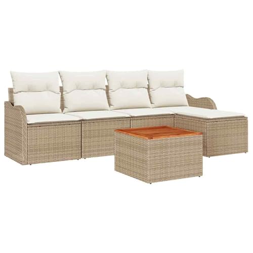 Vopese Poly Rattan Gartensofa Set Modern mit Stauraumfunktion - Outdoor-Sitzgruppe für Terrasse und Garten Model3356111 von Vopese