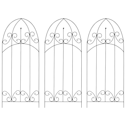 Vopese Rankgitter 3 STK. Schwarz 40×100 cm Eisen Pflanzenregal Model47098 Vopese Rankgitter 3 STK. Schwarz 40×100 cm Eisen Pflanzenregal Model47098 von Vopese