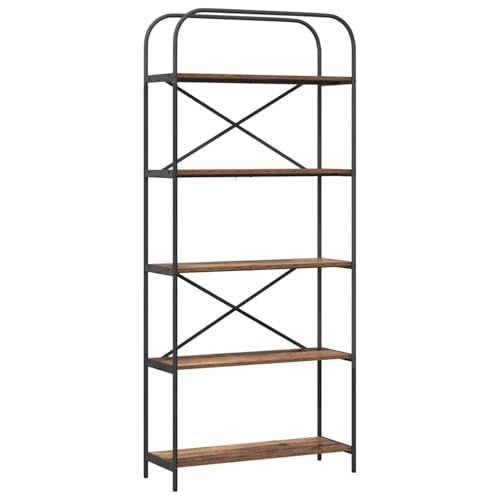 Vopese Regal Altholz 80 x 30 x 183 cm Holzwerkstoff Regal Model879837 von Vopese