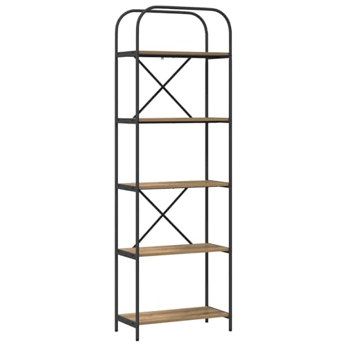 Vopese Regal Eiche handwerklich 60 x 30 x 183 cm Holzwerkstoff Regal Model879856 von Vopese