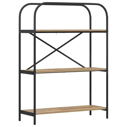 Vopese Regal Eiche handwerklich 80 x 30 x 109 cm Holzwerkstoff Regal Model879850 von Vopese