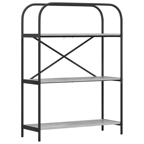 Vopese Regal Grau Sonoma 80 x 30 x 109 cm Holzwerkstoff Regal Model879848 Vopese Regal Grau Sonoma 80 x 30 x 109 cm Holzwerkstoff Regal Model879848 von Vopese