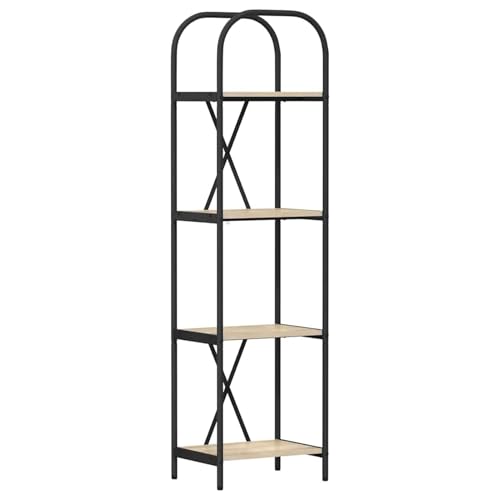 Vopese Regal Sonoma Eiche 40 x 30 x 146 cm Holzwerkstoff Regal Model879876 von Vopese
