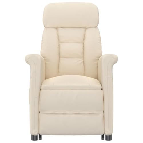 Vopese Relaxsessel Beige Mikrofasergewebe Relaxsessel Model348405 von Vopese
