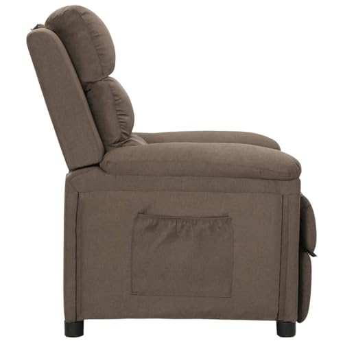 Vopese Relaxsessel Taupe Stoff Relaxsessel Model342347 von Vopese