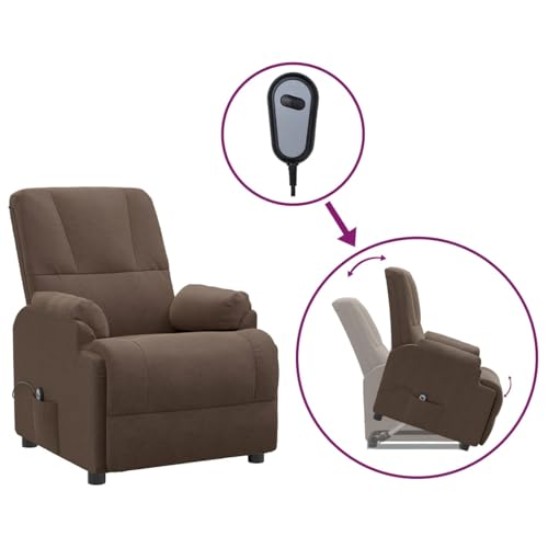 Vopese Relaxsessel mit Aufstehhilfe Braun Wildleder-Optik Loungesessel Model3093177 Vopese Relaxsessel mit Aufstehhilfe Braun Wildleder-Optik Loungesessel Model3093177 von Vopese