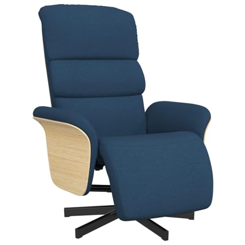 Vopese Relaxsessel mit Fußteil Blau Stoff Loungesessel Model356608 Vopese Relaxsessel mit Fußteil Blau Stoff Loungesessel Model356608 von Vopese