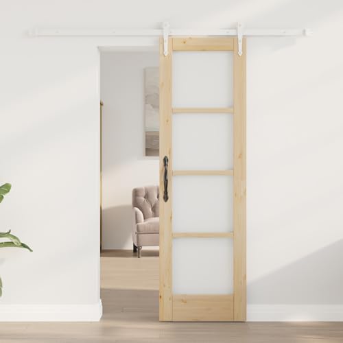 Vopese Schiebetür mit Hardware Set 61x198.5 cm aus massivem Kiefernholz Schwingtür Model3332405 Vopese Schiebetür mit Hardware Set 61x198.5 cm aus massivem Kiefernholz Schwingtür Model3332405 von Vopese