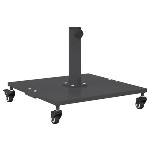 Vopese Schirmständer für draußen Dunkelgrau 45 x 45 x 31,5 cm Stahl Schirmständer Model42009950 von Vopese