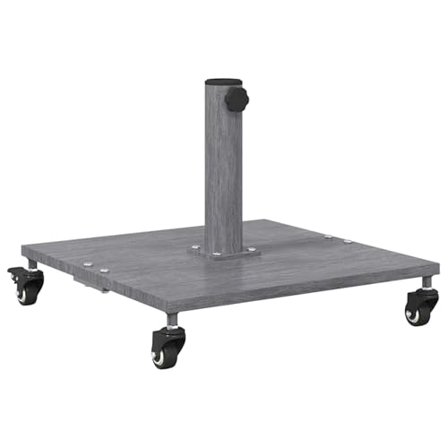 Vopese Schirmständer für draußen Dunkles Holz 45 x 45 x 31,5 cm Stahl Schirmständer Model42009948 von Vopese