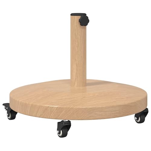Vopese Schirmständer für draußen Helles Holz 48 x 48 x 32.5 cm Schirmständer Model42010014 von Vopese