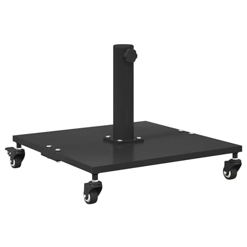 Vopese Schirmständer für draußen Schwarz 45 x 45 x 31,5 cm Stahl Schirmständer Model42009949 von Vopese