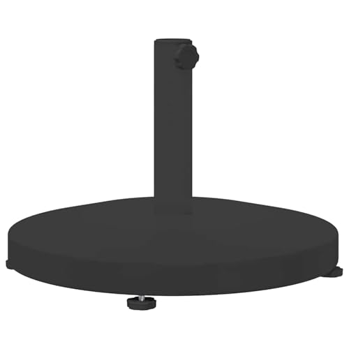 Vopese Schirmständer für draußen Schwarz 48 x 48 x 32 cm Stahl, Beton Schirmständer Model42010011 von Vopese