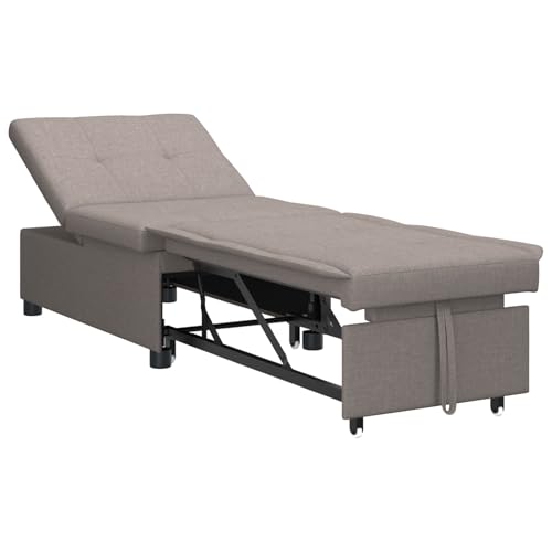 Vopese Schlafsofa 3-in-1 in Taupe Couch Mit Schlaffunktion Model42008587 von Vopese