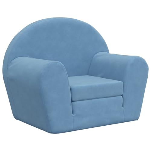 Vopese Schlafsofa für Kinder Blau Weich Plüsch Schlafsofa Model356996 von Vopese
