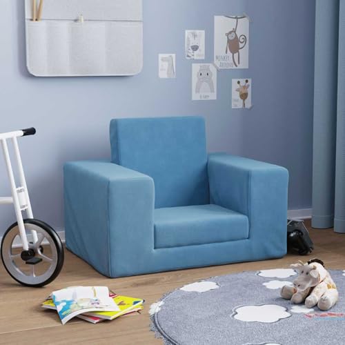 Vopese Schlafsofa für Kinder Blau Weicher Plüsch Schlafsofa Model4104788 Vopese Schlafsofa für Kinder Blau Weicher Plüsch Schlafsofa Model4104788 von Vopese