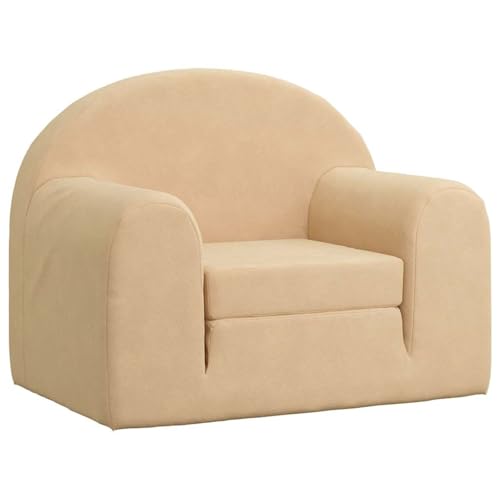 Vopese Schlafsofa für Kinder Creme Weicher Plüsch Schlafsofa Model357019 von Vopese