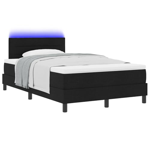 Vopese Schlafzimmer Komfort: Kiefer Boxspringbett mit Matratze, LED Beleuchtung, 5 Stauraum, max. 2 Pers. von Vopese