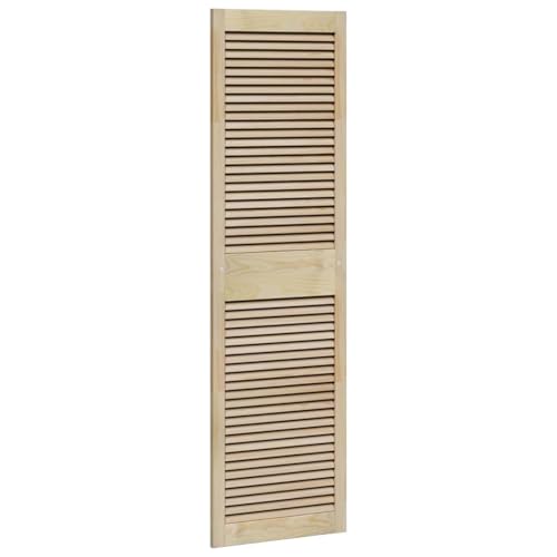 Vopese Schranktür mit Tür Braun 170 x 49.5 x 2.1 cm Massivholz Kiefer Kleiderschrank Model42019268 von Vopese