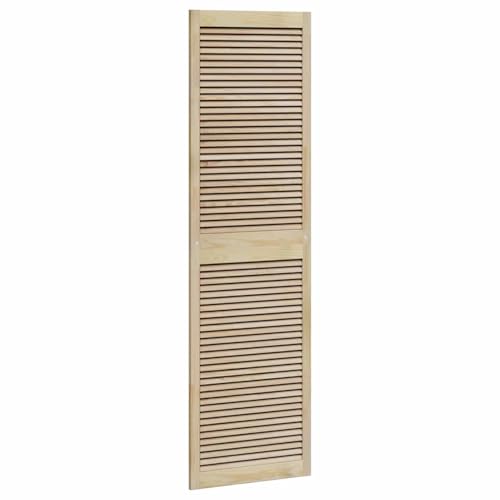 Vopese Schranktür mit Tür Braun 201 x 59.5 x 2.1 cm Massivholz Kiefer Kleiderschrank Model42019276 von Vopese