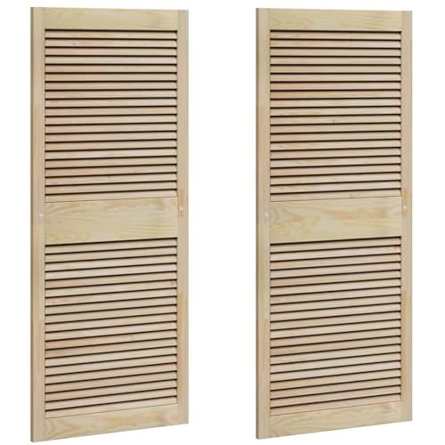 Vopese Schranktüren Sonstiges 2 pcs Braun 140.5 x 59.5 x 2.1 cm Schranktüren Model42019265 von Vopese