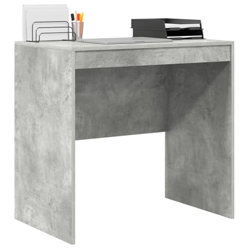 Vopese Schreibtisch Beton Grau 80x50x76 cm Spanplatte Computertisch Model869429 von Vopese