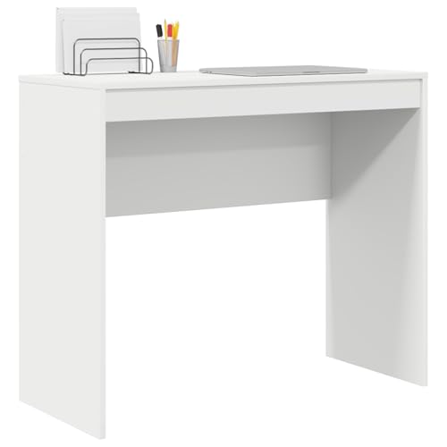 Vopese Schreibtisch Weiß Holzwerkstoff Mittel Minimalistisch Computertisch Model869394 von Vopese