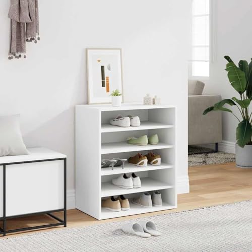 Vopese Schuhschrank Wei? 60x35x70 cm Holzwerkstoff Schuhregal Model808936 von Vopese