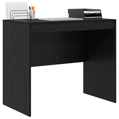 Vopese Schwarzer Eichen Schreibtisch Schwarze Eiche Spanplatte Computertisch Model869435 von Vopese