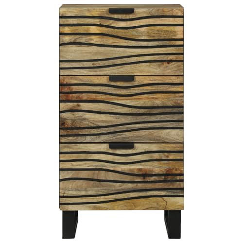 Vopese Sideboard 40x33.5x75 cm Massivholz Mango und Spanplatte Buffetschrank Model4017959 Vopese Sideboard 40x33.5x75 cm Massivholz Mango und Spanplatte Buffetschrank Model4017959 von Vopese