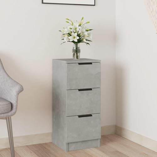 Vopese Sideboard Betongrau 30x30x70 cm Holzwerkstoff Anrichte Model811159 von Vopese