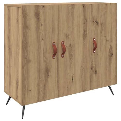 Vopese Sideboard Braun 90 x 34 x 80 cm Holzwerkstoff Anrichte Model879577 von Vopese