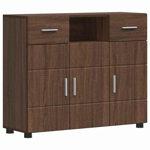 Vopese Sideboard Braune Eiche 88.5 x 30.5 x 73 cm Holzwerkstoff Anrichte Model880288 Vopese Sideboard Braune Eiche 88.5 x 30.5 x 73 cm Holzwerkstoff Anrichte Model880288 von Vopese