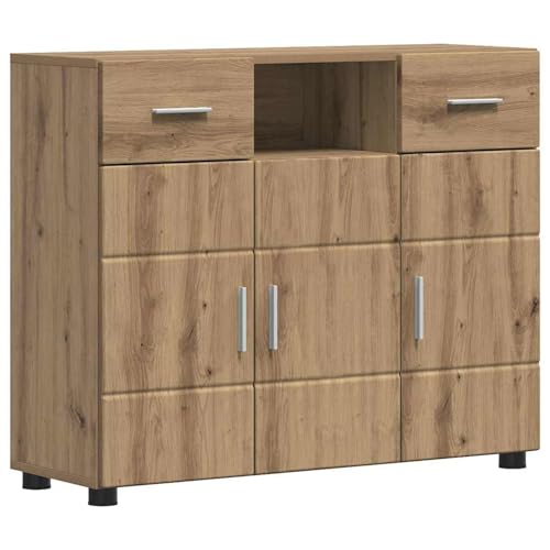 Vopese Sideboard Eiche handwerklich 88.5 x 30.5 x 73 cm Holzwerkstoff Anrichte Model880290 Vopese Sideboard Eiche handwerklich 88.5 x 30.5 x 73 cm Holzwerkstoff Anrichte Model880290 von Vopese