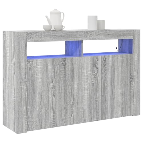 Vopese Sideboard Graues Sonoma Holzwerkstoff 116 x 30 x 75 cm Sideboard Buffetschrank Model3333881 Vopese Sideboard Graues Sonoma Holzwerkstoff 116 x 30 x 75 cm Sideboard Buffetschrank Model3333881 von Vopese