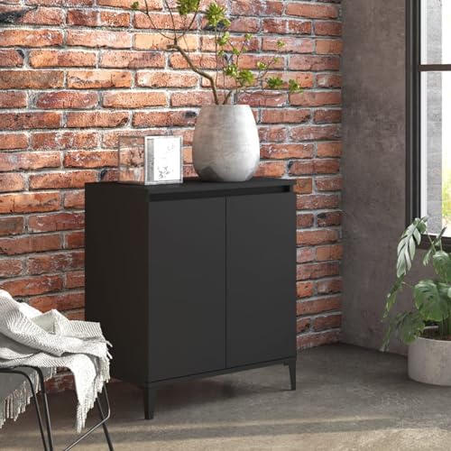 Vopese Sideboard Schwarz 60x35x70 cm Holzwerkstoff Anrichte Model806077 von Vopese