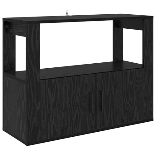 Vopese Sideboard Schwarze Eiche 80 x 30 x 60 cm Holzwerkstoff Anrichte Model881092 von Vopese