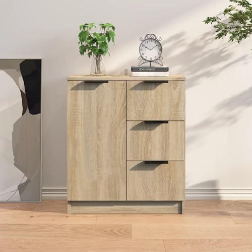 Vopese Sideboard Sonoma-Eiche 60x30x70 cm Holzwerkstoff Anrichte Model811082 von Vopese