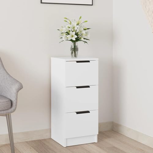 Vopese Sideboard Weiß 30x30x70 cm Holzwerkstoff Anrichte Model811151 von Vopese