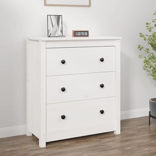 Vopese Sideboard Weiß 70x35x80 cm Massivholz Kiefer Anrichte Model813735 Vopese Sideboard Weiß 70x35x80 cm Massivholz Kiefer Anrichte Model813735 von Vopese