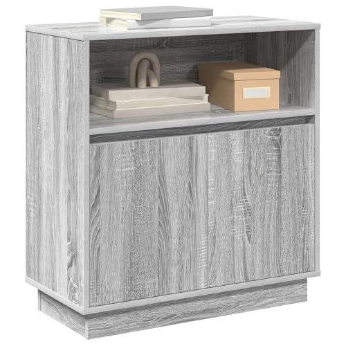 Vopese Sideboard mit LED Grau Sonoma 71x34,5x75 cm Holzwerkstoff Buffetschrank Model869655 Vopese Sideboard mit LED Grau Sonoma 71x34,5x75 cm Holzwerkstoff Buffetschrank Model869655 von Vopese