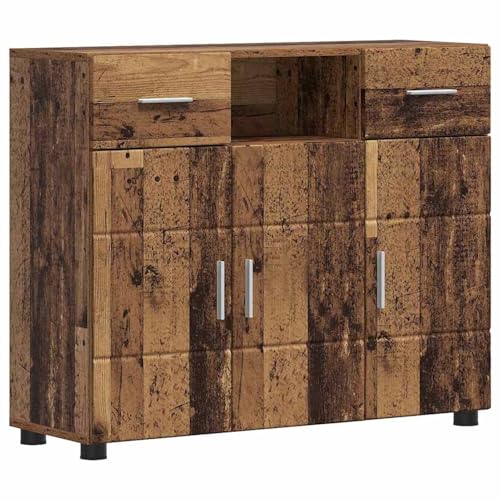 Vopese Sideboard mit Tür Altholz 88.5 x 30.5 x 73 cm Holzwerkstoff Anrichte Model880289 Vopese Sideboard mit Tür Altholz 88.5 x 30.5 x 73 cm Holzwerkstoff Anrichte Model880289 von Vopese