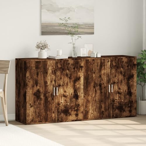 Vopese Sideboards 2 STK. Räuchereiche 79x38x80 cm Holzwerkstoff Buffetschrank Model3276606 Vopese Sideboards 2 STK. Räuchereiche 79x38x80 cm Holzwerkstoff Buffetschrank Model3276606 von Vopese