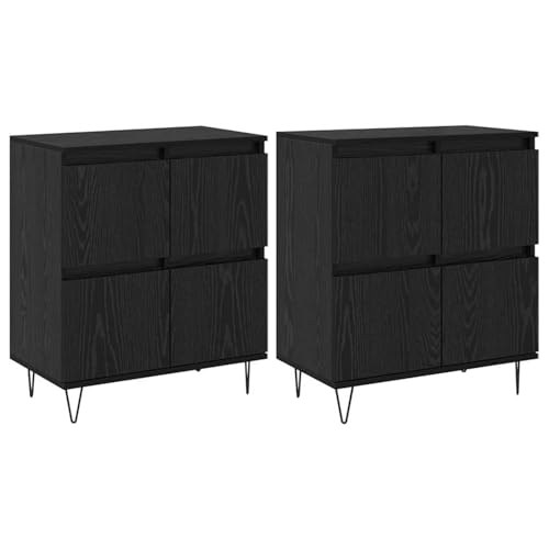 Vopese Sideboards 2 pcs Schwarze Eiche 120 x 35 x 70 cm Holzwerkstoff Anrichte Model3394535 von Vopese