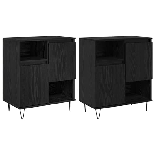 Vopese Sideboards 2 pcs Schwarze Eiche 120 x 35 x 70 cm Holzwerkstoff Anrichte Model3394550 Vopese Sideboards 2 pcs Schwarze Eiche 120 x 35 x 70 cm Holzwerkstoff Anrichte Model3394550 von Vopese