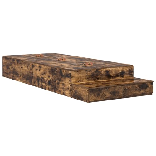Vopese Stauraumbett Rauch-Eiche Holzwerkstoff 236,5 x 90 x 31,5 cm Bett mit Stauraum Model3335609 Vopese Stauraumbett Rauch-Eiche Holzwerkstoff 236,5 x 90 x 31,5 cm Bett mit Stauraum Model3335609 von Vopese