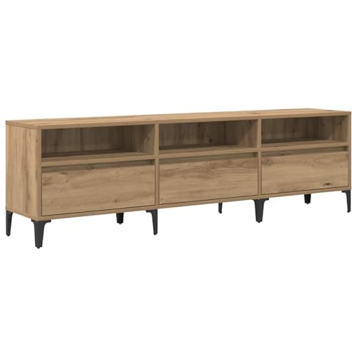Vopese TV-Schränk Eiche handwerklich 150 x 30 x 44.5 cm Holzwerkstoff TV-Schrank Model879484 von Vopese